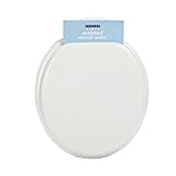 UPC 047968001007 product image for Ginsey Enamel Wood Toilet Seat, White, Standard Round | upcitemdb.com