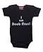 Babygags Boob Man Bodysuit in Black 6-12 Months