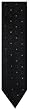 Men's Donald Trump Signature Collection Necktie Neck Tie Silk Black and Silver