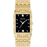 Bulova Watches, Bulova Men's Diamonds in Stainless Steel Or Gold with Diamond Markers and or Bezel Mens Watch