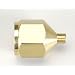 Compressor Adaptor with Hole, 1/4"