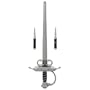 Indiana Jones Movie Heroes Roleplay Toy Indiana Jones IV Sword Set