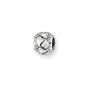 Hearts Charm in Sterling Silver for Reflections, Expression, Kera, Pandora and SilveRado Bracelets & Necklaces