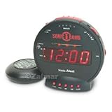 Sonic Alert SBB500SS Sonic Bomb Alarm Clock with Bed Shaker
