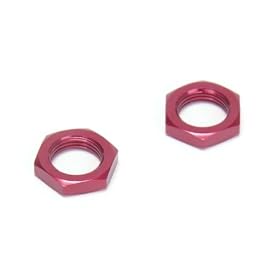 17mm Wheel Hex Nuts, Red (2): 8T 2.0 RTR from Hex Nuts