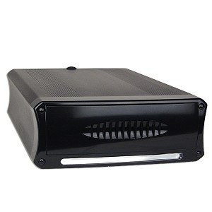 5.25"/3.5" FireWire Aluminum IDE Drive Enclosure (Black)
