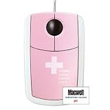 Pat Says Now Flat Style Pink Suisse Optical Mouse