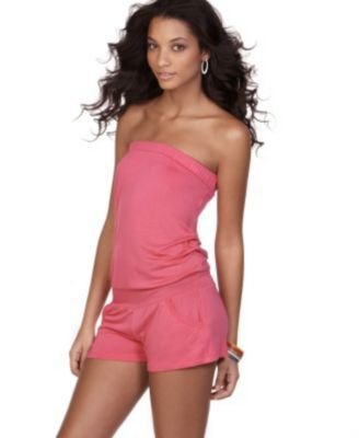 ING Strapless Knit Romper