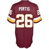 Clinton Portis Reebok NFL Team Color Premier Washington Redskins Jersey - XX-Large