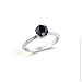 STUDIO 925: *BLACK DIAMOND 1 CT SOLITAIRE RING*