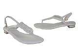 Cole Haan Womens Lacie Thong White Sandals
