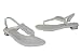 COLE HAAN Women's Lacie White Patent Thong Sandal - 10.5 M US