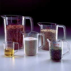 Rubbermaid Commercial Products FG321800CLR 4-Quart Bouncer Measuring Cup