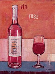 Eurographics ANF1171 Anna Flores, Bring Ros&eacute; 18 x 24 cm, Hochwertiger Kunstdruck - Wein