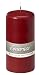 Ivyline Bolsius 130/ 60 mm Embrace Pillar Candle, Burgundy