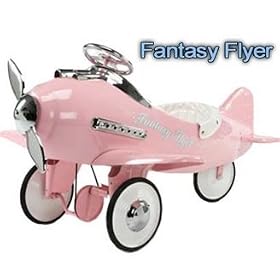 Fantasy Flyer Pink Pedal Plane by Airflow Collectibles
