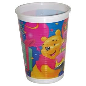 Winnie the Pooh Birthday cup pack of 10