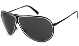 Giorgio Armani Sunglasses - GA-570 / Frame: Black Silver Lens: Grey
