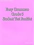 Easy Grammar: Grade 5 Student Test Booklet