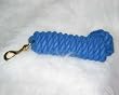Hamilton 10' x 3/4" Cotton Rope Lead with Bolt Snap, Blue