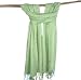 Soft and Silky Beautiful Viscose Pashmina Baby Green Shawl/ Wrap 28" X 78"