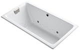 Kohler K-856-GCSN-0 Tea-For-Two Bubblemassage Chromatherapy White