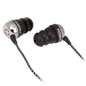 New Koss KDX100 Stereo Earphone Wired Connectivity Stereo Earbud Chrome Mini-Phone Binaural by 