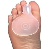 Softzone Gel Metatarsal Pad with Toe Spreader, Small/Med M shoe size 5 - 6; W shoe size 6.5 - 7.5