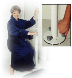 HealthCraft Products AR-FP Advantage Rail Portable Floor Plate