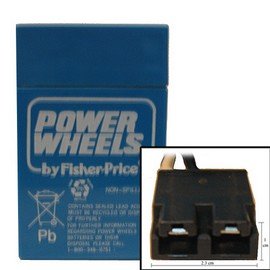 Power Wheels battery, 4AH.