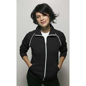 Buy American Apparel Unisex Track Jacket - Black White by A&E Designs