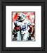 Framed Rudi Johnson Detroit Lions Photo