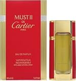 Must II de Cartier by Cartier for Women 1.6 oz Eau de Parfum Spray Rechargeable