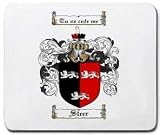 Steer Family Shield / Coat of Arms Mouse Pad