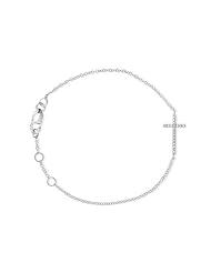 Diamond Sideways Cross Bracelet in 14k White Gold 
