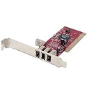 VIA VT6306 3+1 Port IEEE 1394 FireWire PCI Controller Card