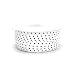 CitiRibbon Mini Dot (Black Dot Satin)