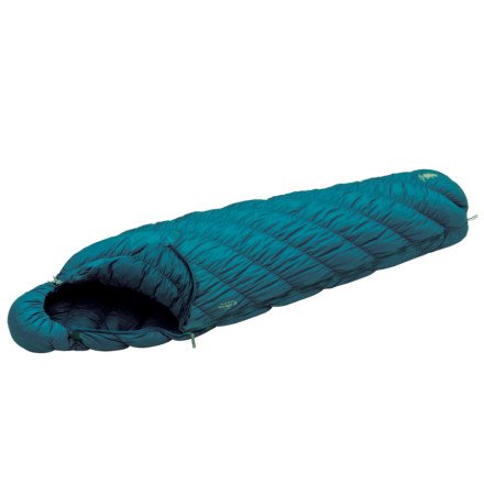 MontBell U.L. Super Spiral Hugger #3 Down Sleeping Bag: 30 Degree Balsam, Long/Right Zip