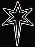 LED White Bethlehem Star with Twinkle Center