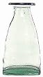 Clear Spanish Medium Recycled Glass Flower Vase 12 "H