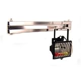 Pit Posse 490 Swing Flip Out Light Aluminum Enclosed Cargo Race Car Trailer Shop Garage Accessory Cabinet Comonents Silver