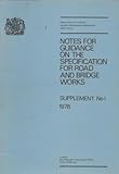 Notes for guidance on the specification for road and bridge works