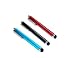 3 pcs Aqua Blue/Black/Red Capacitive Stylus/styli Touch Screen Cellphone Tablet Pen for iPhone 4 4s 3 3Gs iPod Touch iPad 2 Motorola Xoom, Samsung Galaxy, BlackBerry Playbook AMM0101US, Barnes and Noble Nook Color, Droid Bionic