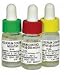 Direct latex agglutination method. Results in 2 minutes. Sensitive to levels of 200 mIU/mL hCG in urine. Positive and negative controls included.