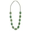 FOJO's 28" Green Aventurine Beaded Gemstone Necklace