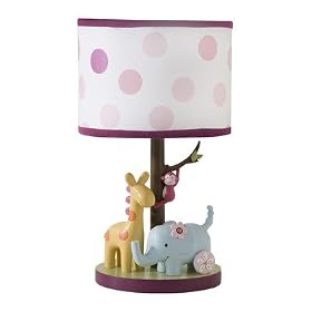 Lambs & Ivy Lollipop Jungle Lamp w/Shade