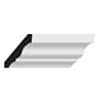 Nucasa M416-S Crown Molding Sample, Unfinished Maple, .5625-Inch by 2.25-Inch by 6-Inch
