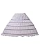 Remedios 6 Hoops Long Birdal Underskirt Crinoline Wedding Slip/Petticoat,S-XL