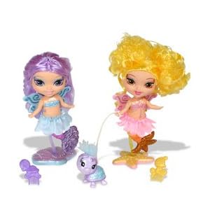 Barbie Fairytopia Mermaidia: 5 Merfairies - Purple and Yellow by 