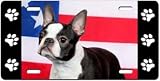 Boston Terrier License Plate